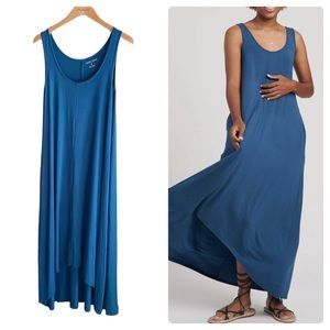Universal Standard Blue High Low Dress